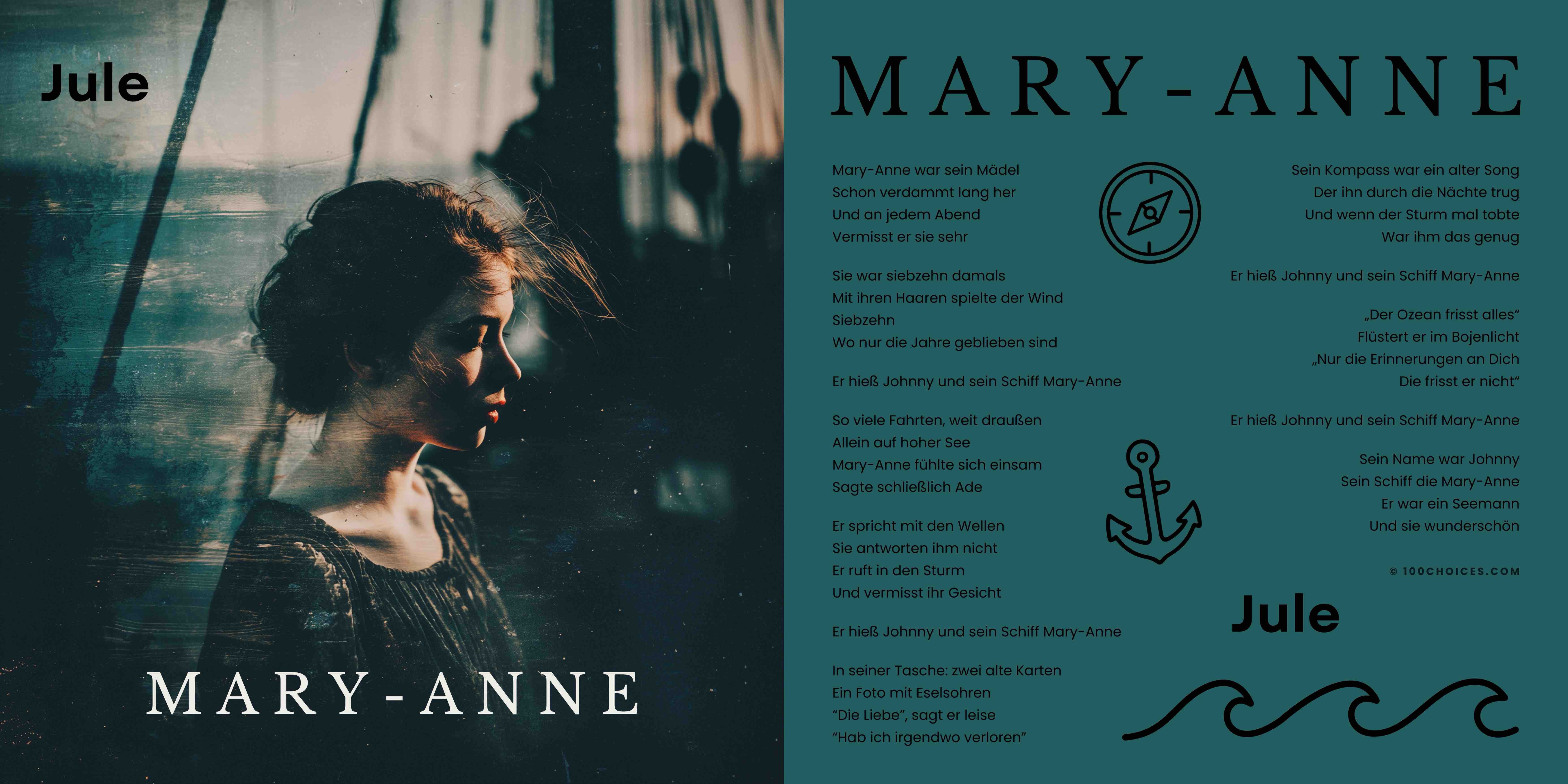 Mary-Anne Lyric Sheet